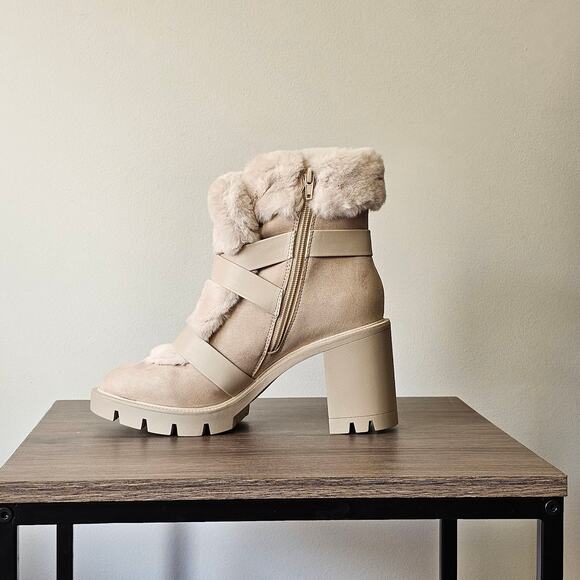 INC International Concepts Women's  Bemie Faux Fur Winter Boots Size 8 NWT - Picture 3 of 6